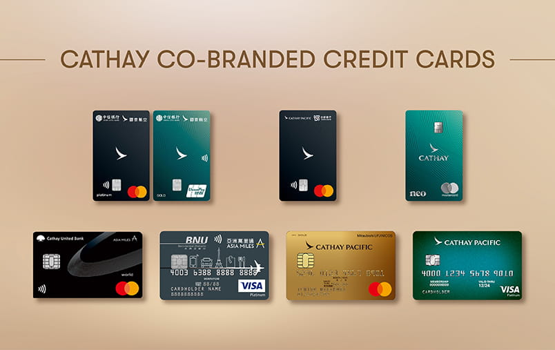 Your Cathay co-branded credit card privileges await